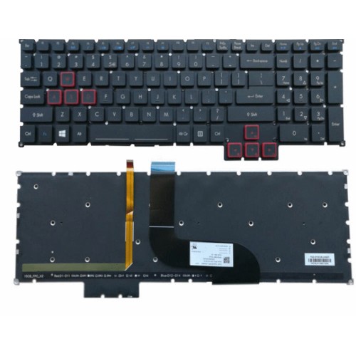 Bàn phím dùng cho Acer Predator 15,17,G9-591,G9-592,G9-593,G9-791 Có Đèn