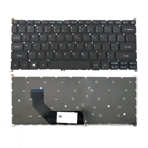Bàn phím dùng cho Acer SF314-41,SF314-52G,SF314-53G,SF314-55G,SF314-56G (Màu Đen) Có nút nguồn