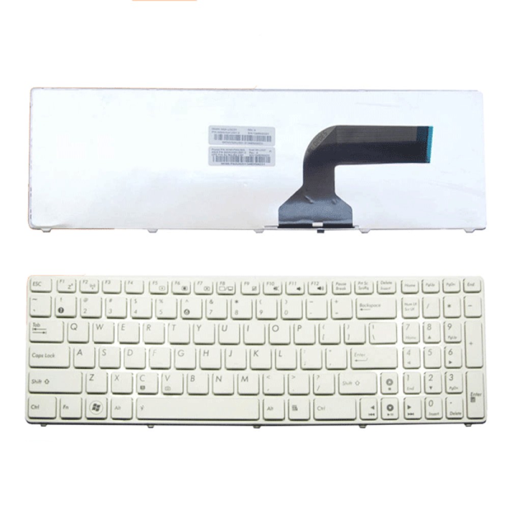 Bàn phím dùng cho Asus K52,K53,K53E,UL50,G51,G72,G73,N50,N53,G50,N61,X55C,U50,U50A,U50F,U50VG,UX50,UX50V R503C (Màu Trắng)