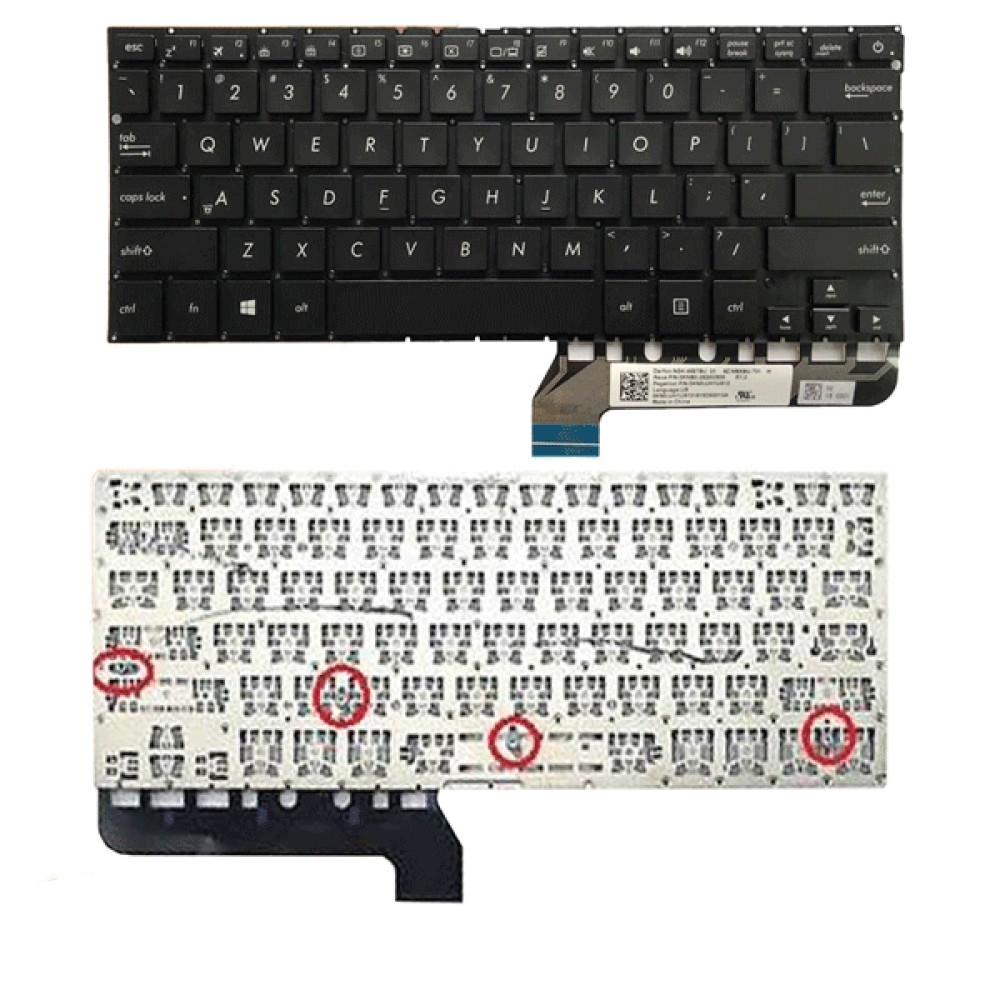 Bàn phím dùng cho Asus UX305UAB,UX360UA,UX430 (Màu Đen)