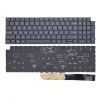 Bàn phím dùng cho Dell Inspiron 3510,3511,3515,5515,5510,3530,3535,7510,Dell Latitude 3520,3525,E3520,P108F,16Plus 7610, Dell vostro 5620,5625,7620 (Màu Xám)