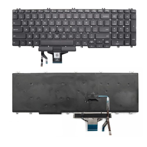 Bàn phím dùng cho Dell Latitude 5500,5501,5510,5511,Precision 3500,3501,3540,3541 (Không có chuột trái + phải)