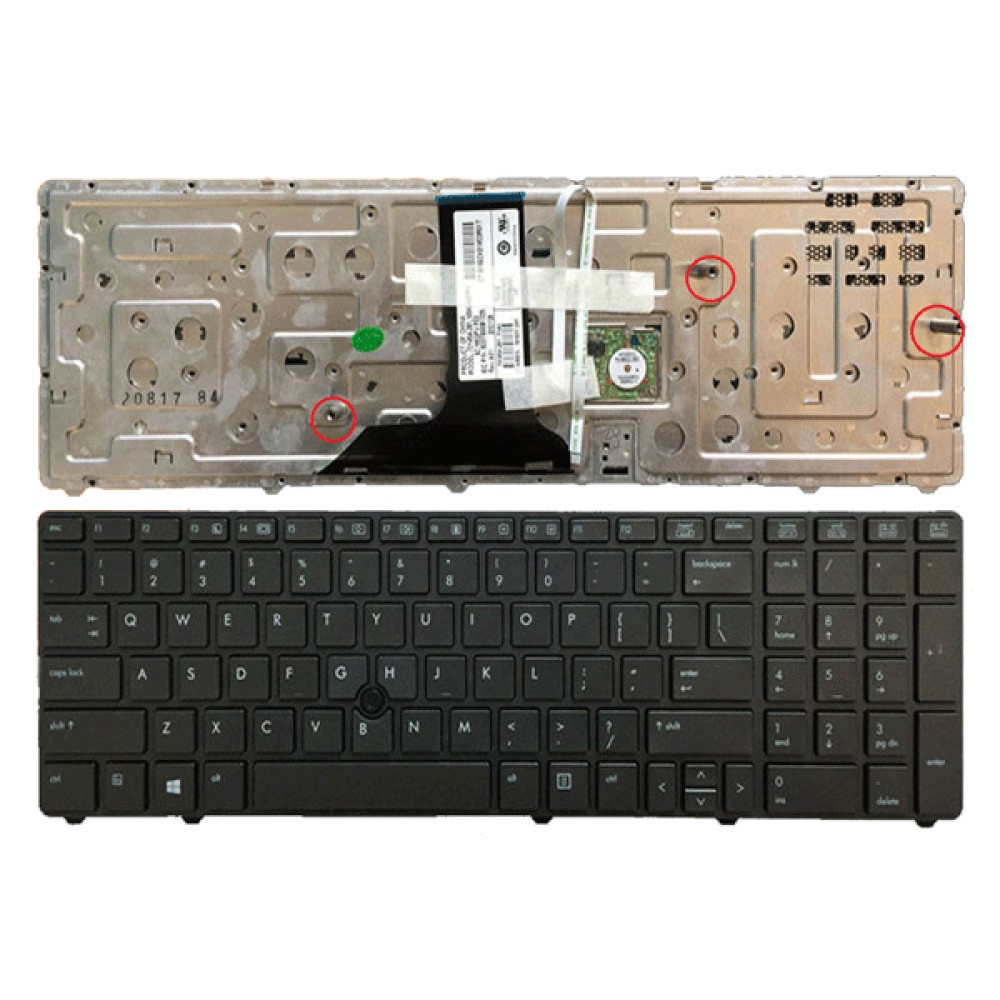 Bàn phím dùng cho Hp 8760W,8770W (Có Khung)