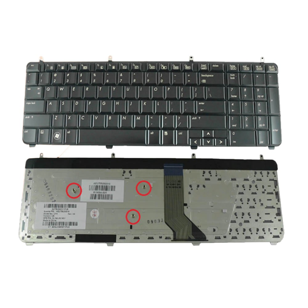 Bàn phím dùng cho Hp DV7-2000,DV7-3000 (Màu Đen)
