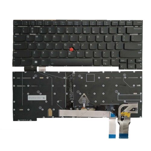 Bàn phím dùng cho Lenovo Thinkpad T14s Gen 2,P1 Gen4,P2 Gen5, X1 Extreme Gen4, X1 Extreme Gen5