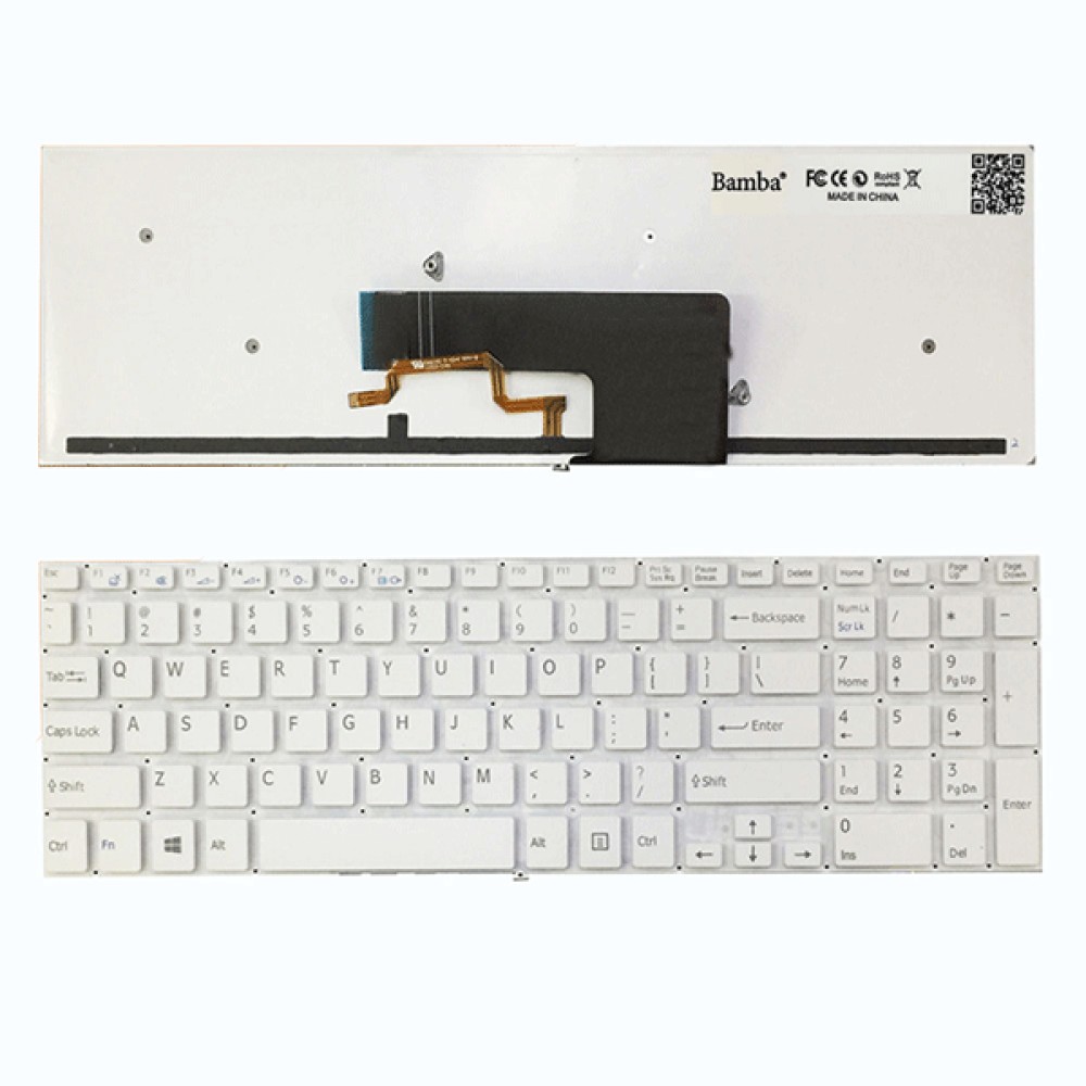 Bàn phím dùng cho Sony Fit15,SVF15,SVF15E (Màu Đen)