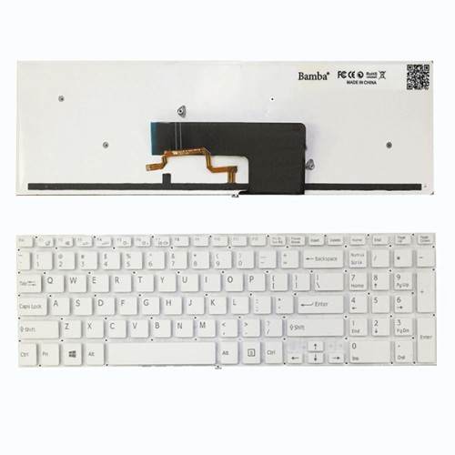 Bàn phím dùng cho Sony Fit15,SVF15,SVF15E (Màu Đen)