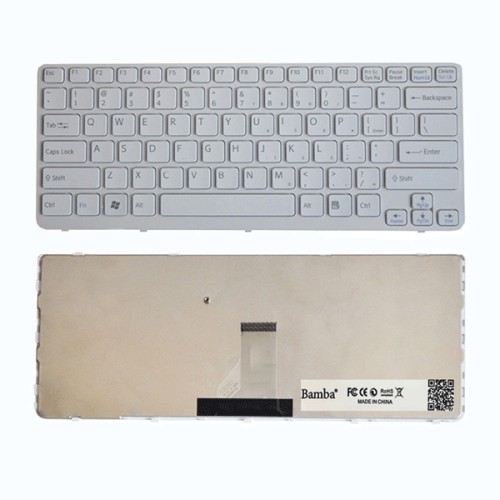 Bàn phím dùng cho Sony Sve-14 (Màu Trắng) Có Khung