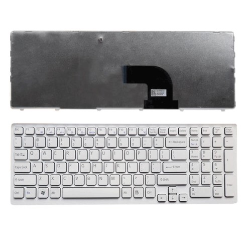 Bàn phím dùng cho Sony Sve-15,Sve-17 (Màu Trắng) Có Khung