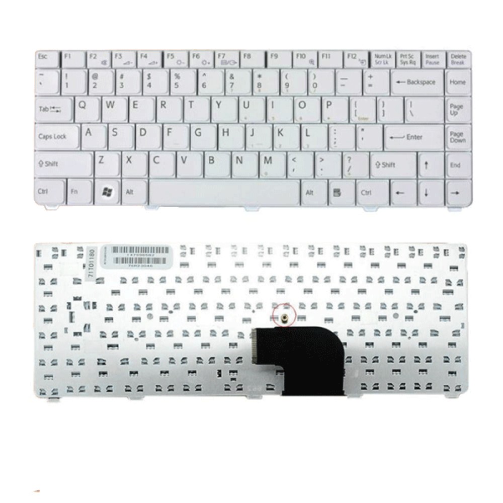 Bàn phím dùng cho Sony Vgn-C (Màu Trắng)