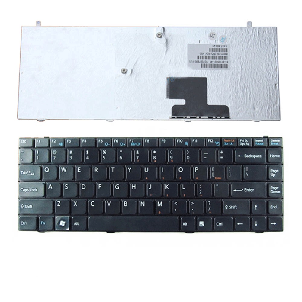 Bàn phím dùng cho Sony Vgn-FZ (Màu Đen) Tiếng anh