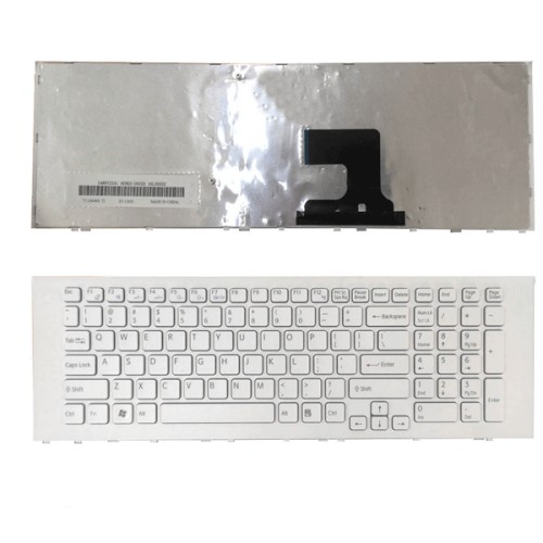 Bàn phím dùng cho Sony Vpc-EF (Màu Trắng) Có Khung