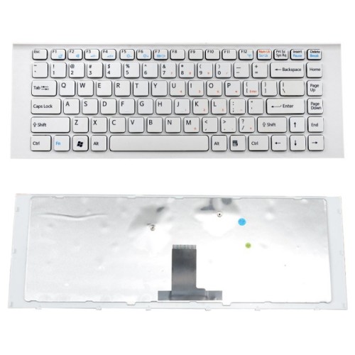 Bàn phím dùng cho Sony Vpc-EG (Màu Trắng) Có Khung