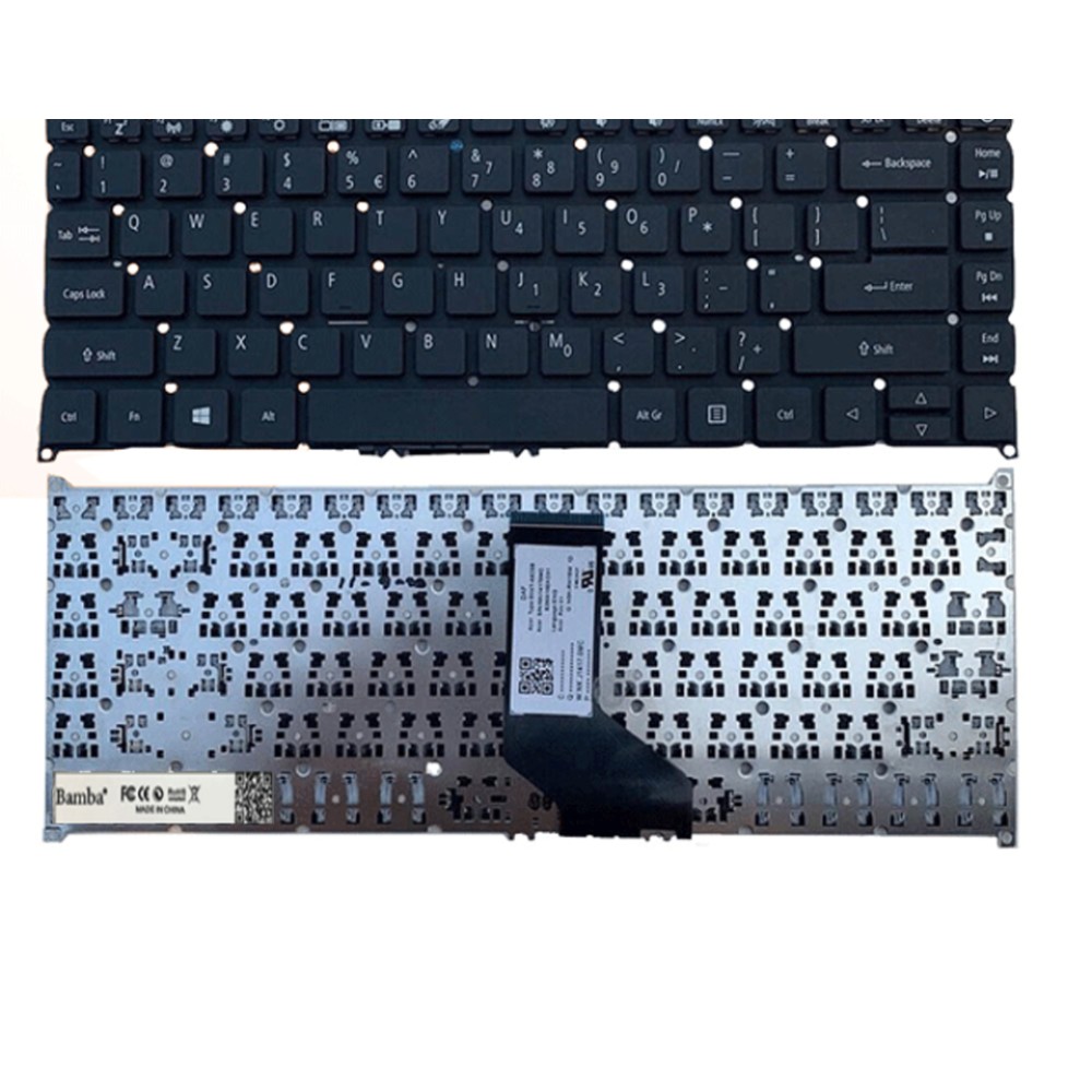 Bàn phím Tốt dùng cho A314-33,A314-41,A514-51,A514-51G,A514-51K,A514-51KG,Acer Travelmate P214-41-G2,P214-41-G3,P214-53,P214-53G (Có nút nguồn) (Có nút nguồn)