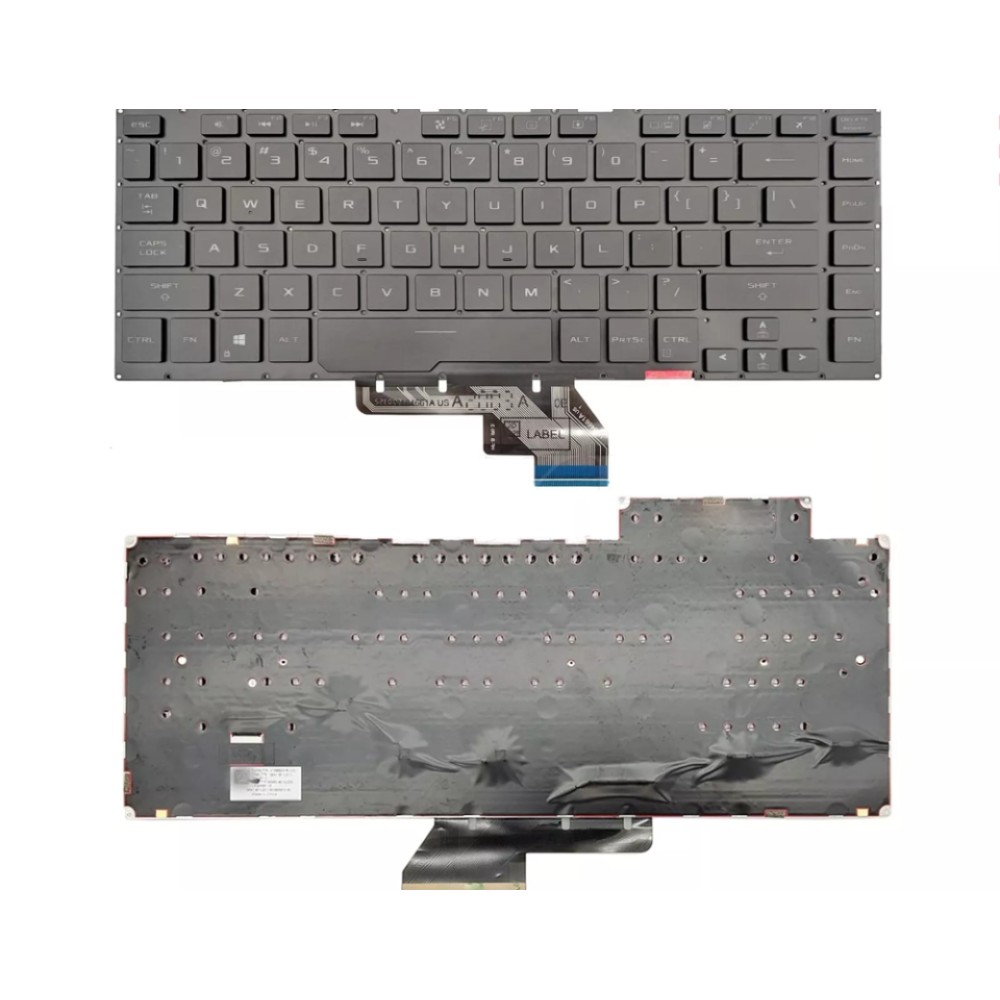 Bàn phím Tốt dùng cho Asus GU502LU,GU502LW,GU502LV,GU502LW,GU502LWS,GA502G,GA502D, GA502I,GX502,GX502G,GM502 (Màu Đen) Led Cable