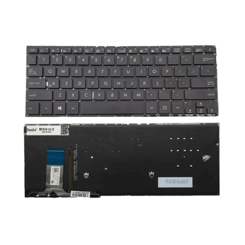 Bàn phím Tốt dùng cho Asus UX330C,UX330UA,UX330,UX330CA (Màu Đen+Có Đèn) Có nút nguồn