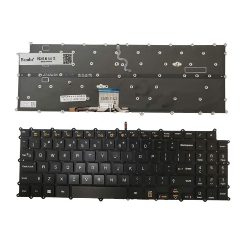 Bàn phím Tốt dùng cho LG Gram 15ZD90P,16ZD90P (Màu Đen+Cable Lớn) Có đèn