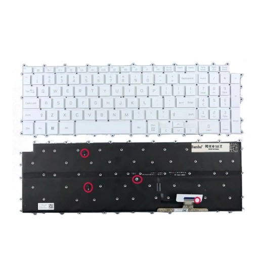 Bàn phím Tốt dùng cho LG Gram 17Z90P,17Z95P (Màu Trắng) Có đèn