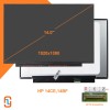 Màn hình Tốt 14.0 Led Slim 30Pin (Full hd) dùng cho Hp 14CE,14BF,14DA,14AB,14AC,14AM,14BS,Asus X405,X407,X409,X411,X412,S430,Dell 3442,3443,3452,Lenovo g40-70,Acer E5-473