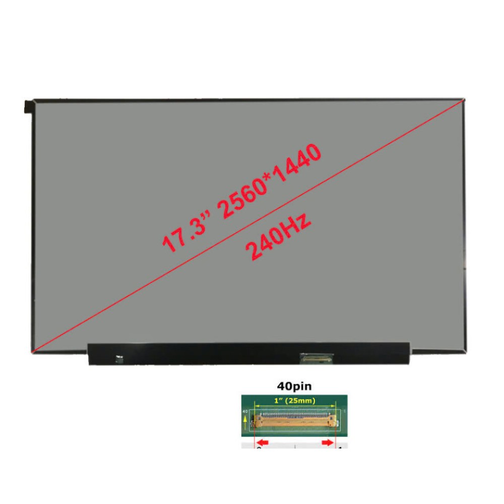 Màn hình 17.3 Led Slim 40Pin (2K) 240HZ dùng cho Asus G713P