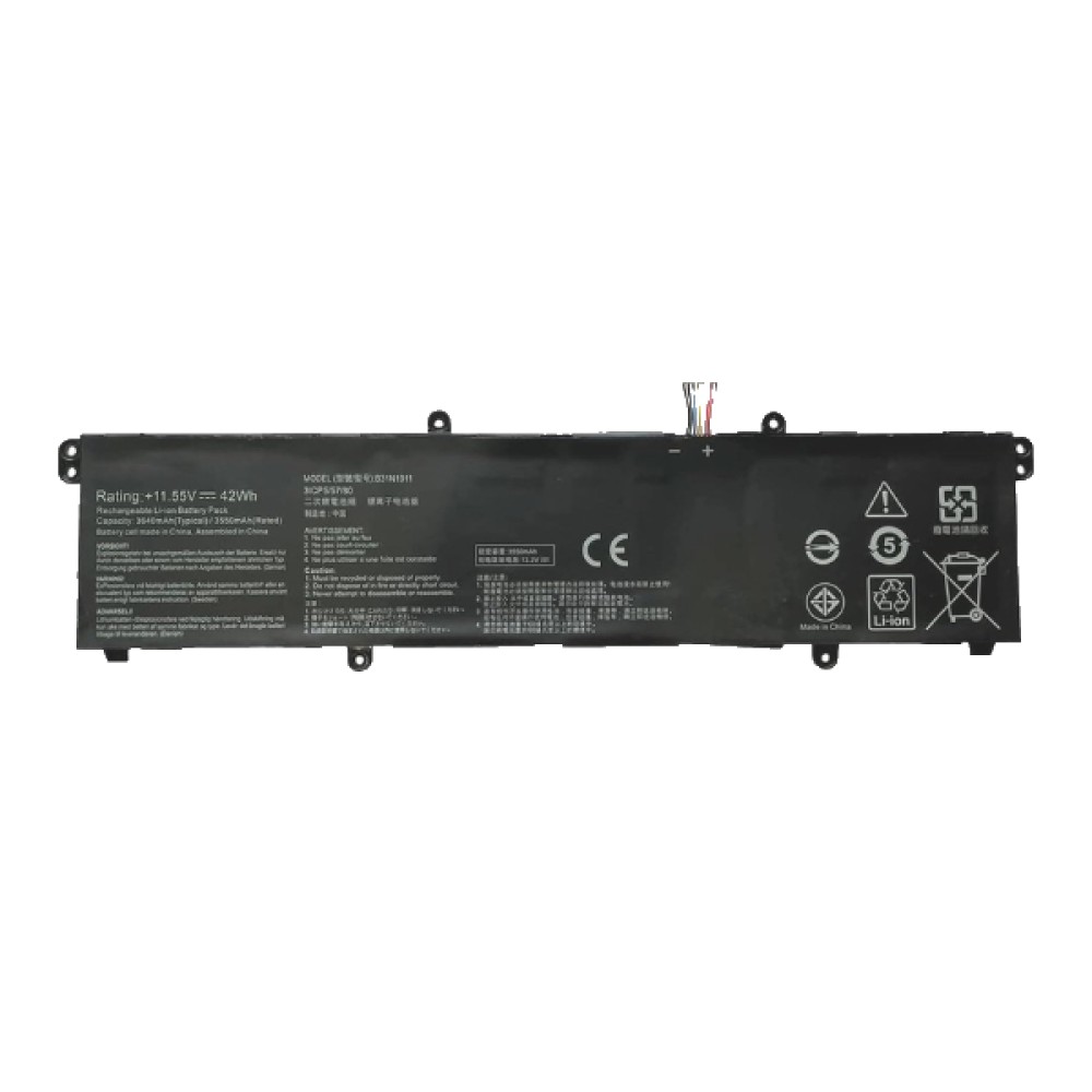 Pin dùng cho Asus X421DA,TP470,X413,X413F,X413J,X421,X421D,X421E,X421F,TM420,V4050, X1702,S4600,Asus A415,F1502,X1502 (C31N1911,B31N1911 )