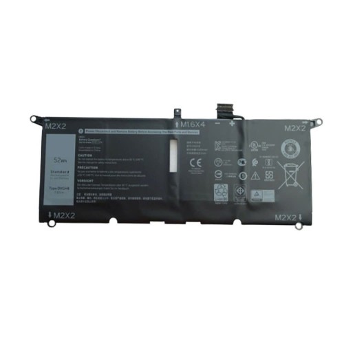 Pin dùng cho Dell Inspiron 5390,5391,7390,Xps 9370,9380,7391,Latitude 3301,Inspiron 7400,7490 (DXGH8,H754V,G8VCF) 52WH