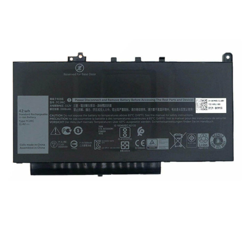 Pin dùng cho Dell Latitude E7270,E7470 (7CJRC) 42WH
