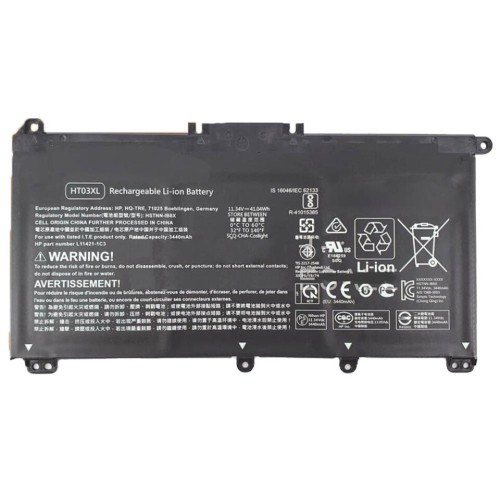 Pin dùng cho Hp 14CE,14CF,14CK,14CM,14DF,14DQ,14MA,14Q-CS,14Q-CY,14S-CF,14S-CR,14S-DK,14S-DQ,14FQ,14DH,14M-DH,15CD,15DA,15CS,15EG,15EH,15CW,15CU,15DB,15DW,15DY,15G-DR,15T-DA, 15T-DB,15T-DQ,15T-DY,15Q-DS,15T-EG,15Z-EH,15S-FQ,17BY,17CA,17-CN (HT03XL)