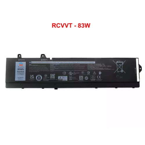 Pin Tốt dùng cho Dell Precision 7670,7680,7770,7780 (RCVVT) 83Wh