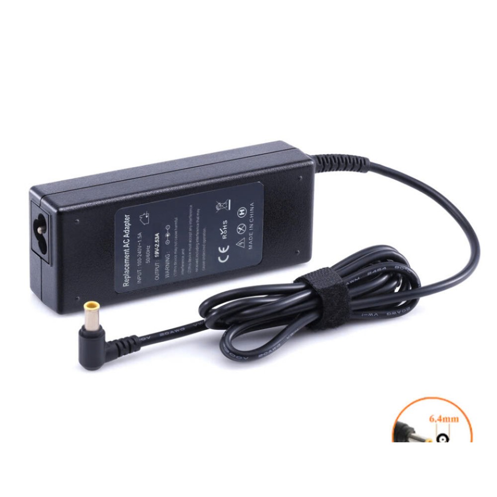 Cục nguồn 19V-2.53A (đầu kim) dùng cho màn hình LG