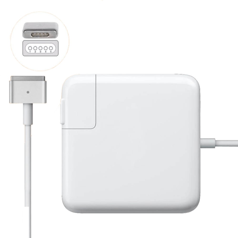 Cục Sạc Tốt 14.85V-3.05A (MagSafe 2) 45W Slim Cho Apple A1466,A1465,A1436,A1502,A1425,A1435