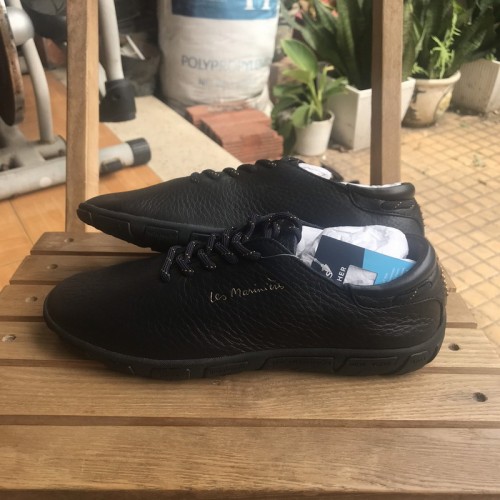 Giày thể thao, Giày chính hãng, Giày Pháp - Jazaru - Da nguyên miếng, Màu xanh đen, Size 37