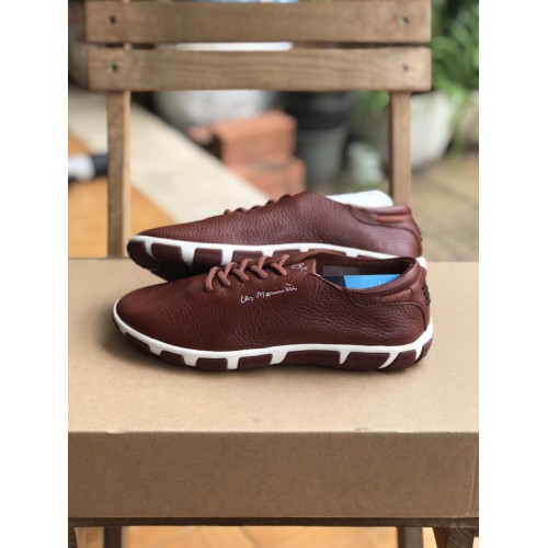 Jazaru - Đỏ hạt dẻ , da nguyên miếng, size 37 - Giày thể thao, Giày chính hãng, Giày Pháp