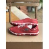 Jazaru - Đỏ thanh long (họa tiết dừa), da nguyên miếng, size 37 - Giày thể thao, Giày chính hãng, Giày Pháp
